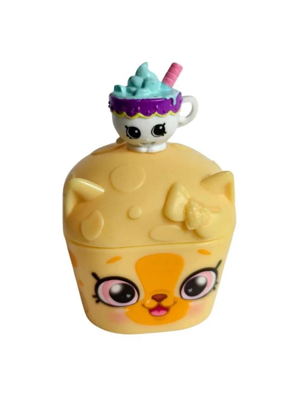 Shopkins Hot Chocco FF-020 Season 3 Mini Fig Wild Style Pet Pod Kitty Crumbles